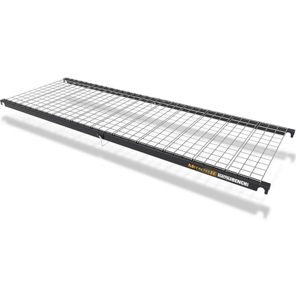 74.17 In. X 1.85 In. X 25.38 In. Metal Multipurpose Storage Shelf for Accessories on Scaffolding Platform