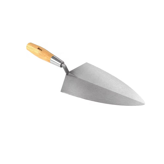 11 In. X 5-5/8 In. Philadelphia Pro Carbon Steel Brick Masonry Trowel - Wood Handle