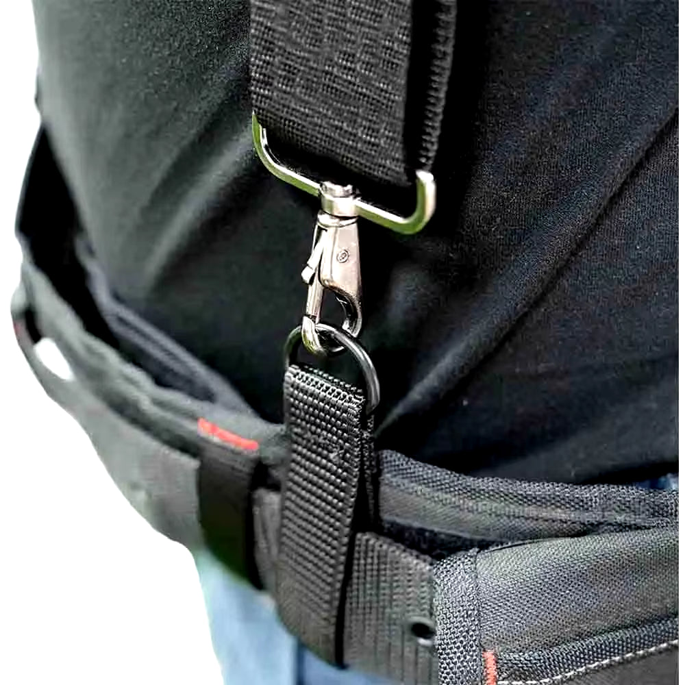 Tool Belt Suspender with Magnetic Wristband for Framer Carpenter Electrician Tool Belt