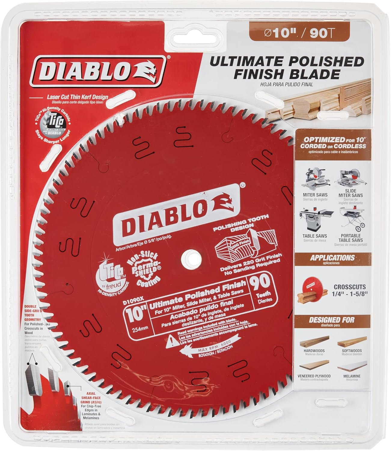 D1090X Circular Saw Blade, Multi