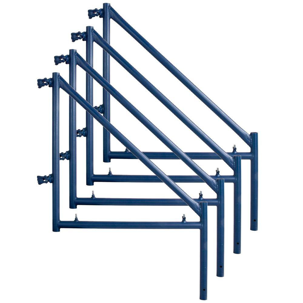 32-In. Steel Scaffolding Outrigger for Mason Frame Scaffold Towers to Extend Height of Scaffolding Platform, 4-Pack