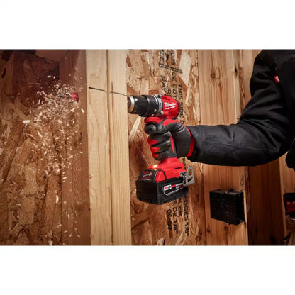 M18 18V Lithium-Ion Brushless Cordless 1/2 In. Compact Hammer Drill/Driver (Tool-Only)