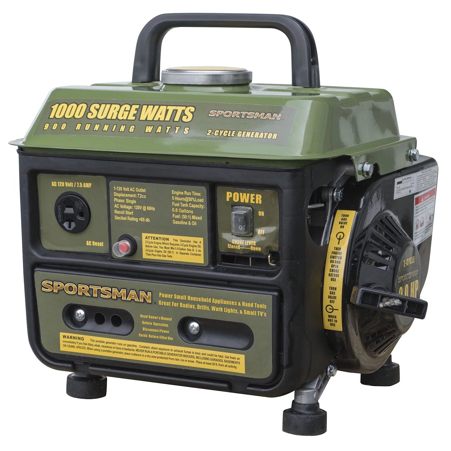 s Series 1000-Watt 2-Cycle Generator