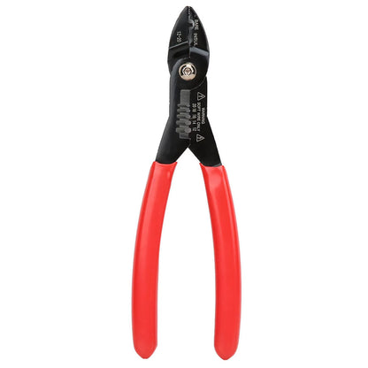 Electrical Tool 7In Professional Electrical Cable Stripping Crimping Tool Wire Stripper for Terminals Squeeze Pliers