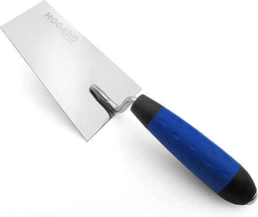 5 1/2" Margin Trowel Premium | Made of Stainless Steel | Flat Masonry Hand Trowel Tool with Soft Grip Handle | the Best Bucket Trowel Concrete Tool.