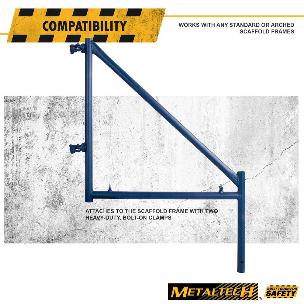 32-In. Steel Scaffolding Outrigger for Mason Frame Scaffold Towers to Extend Height of Scaffolding Platform, 4-Pack