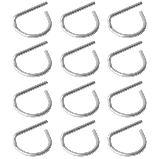 2.75 In. X 1.5 In. X 1 In. Zinc/Aluminum Coated Steel Pig Tail Locks, Stabilizer for Mason and Arch Scaffold (12-Pack)