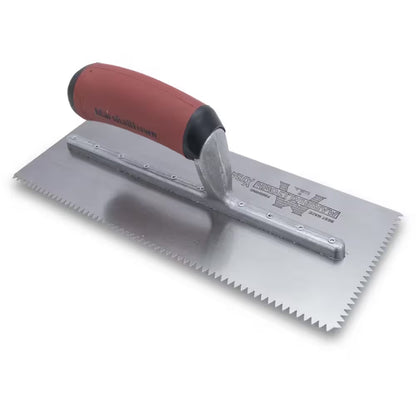 11 In. X 3/16 In. X 5/32 In. V-Notch Flooring Trowel with Durasoft Handle