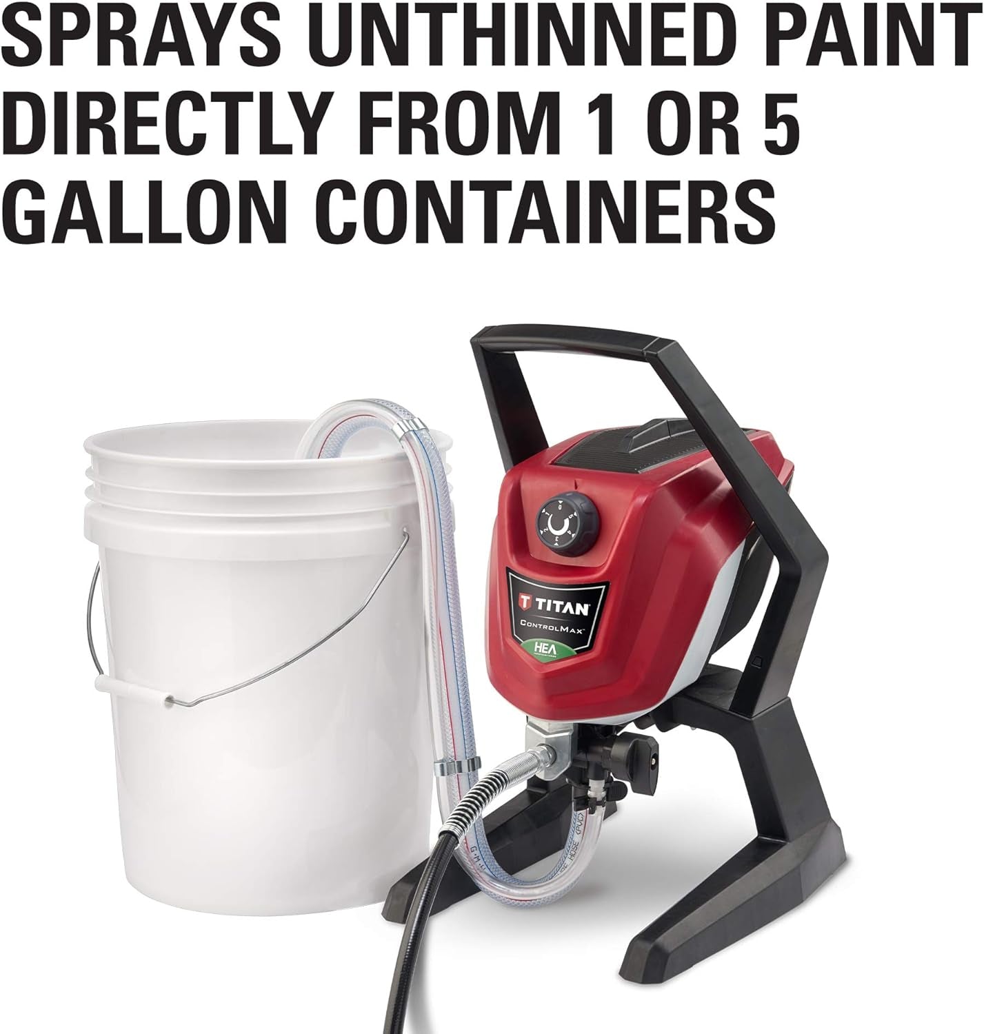 Tool Controlmax 1500 0580005 High Efficiency Airless Paint Sprayer, HEA Technology Decreases Overspray by up to 55% While Delivering Softer Spray Providing a Consistent Spray Pattern