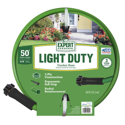 Light Duty 5/8" X 50' Vinyl Garden Hose