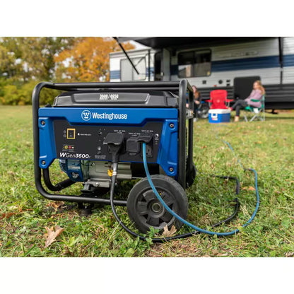 4,650/3,600-Watt Gas Powered Portable Generator with Recoil Start