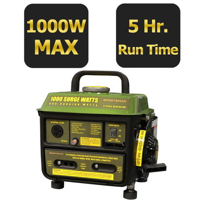 s Series 1000-Watt 2-Cycle Generator