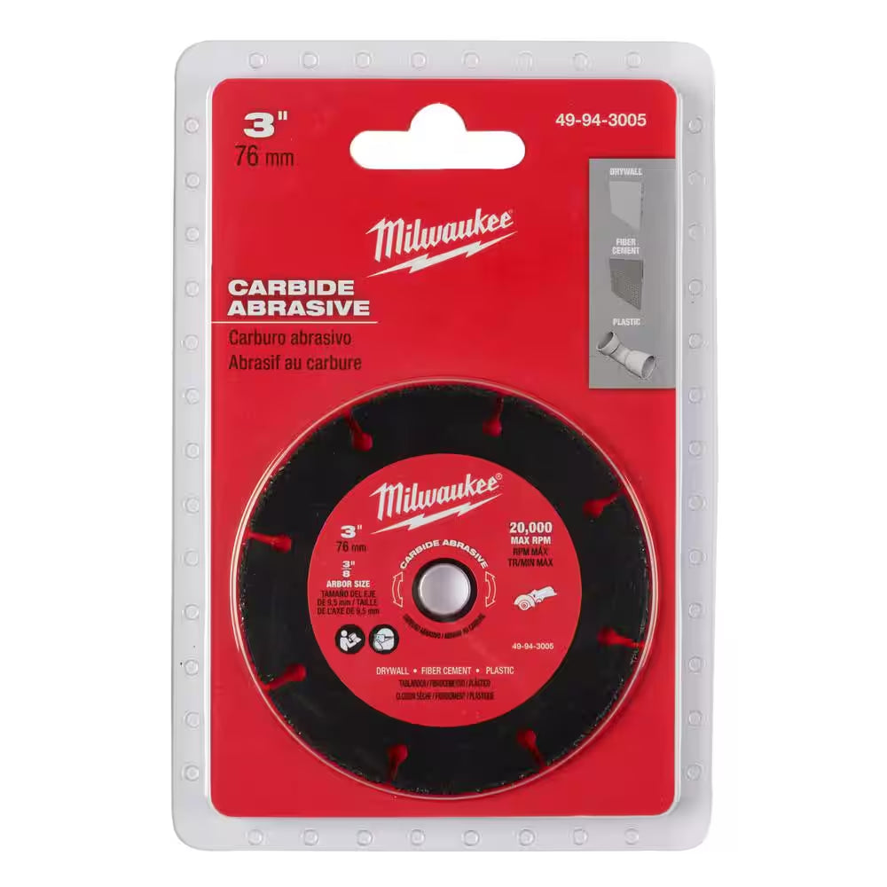 3 In. Carbide Abrasive Blade