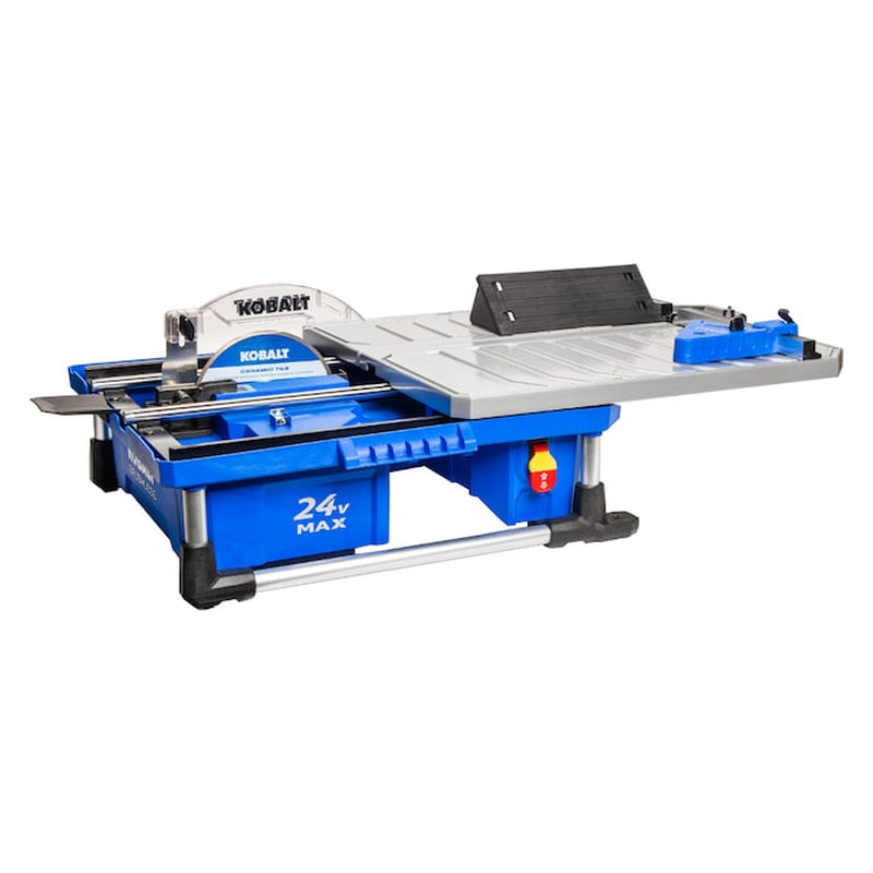 24V 7-In-Blade Cordless Wet Tabletop Sliding Table Tile Saw