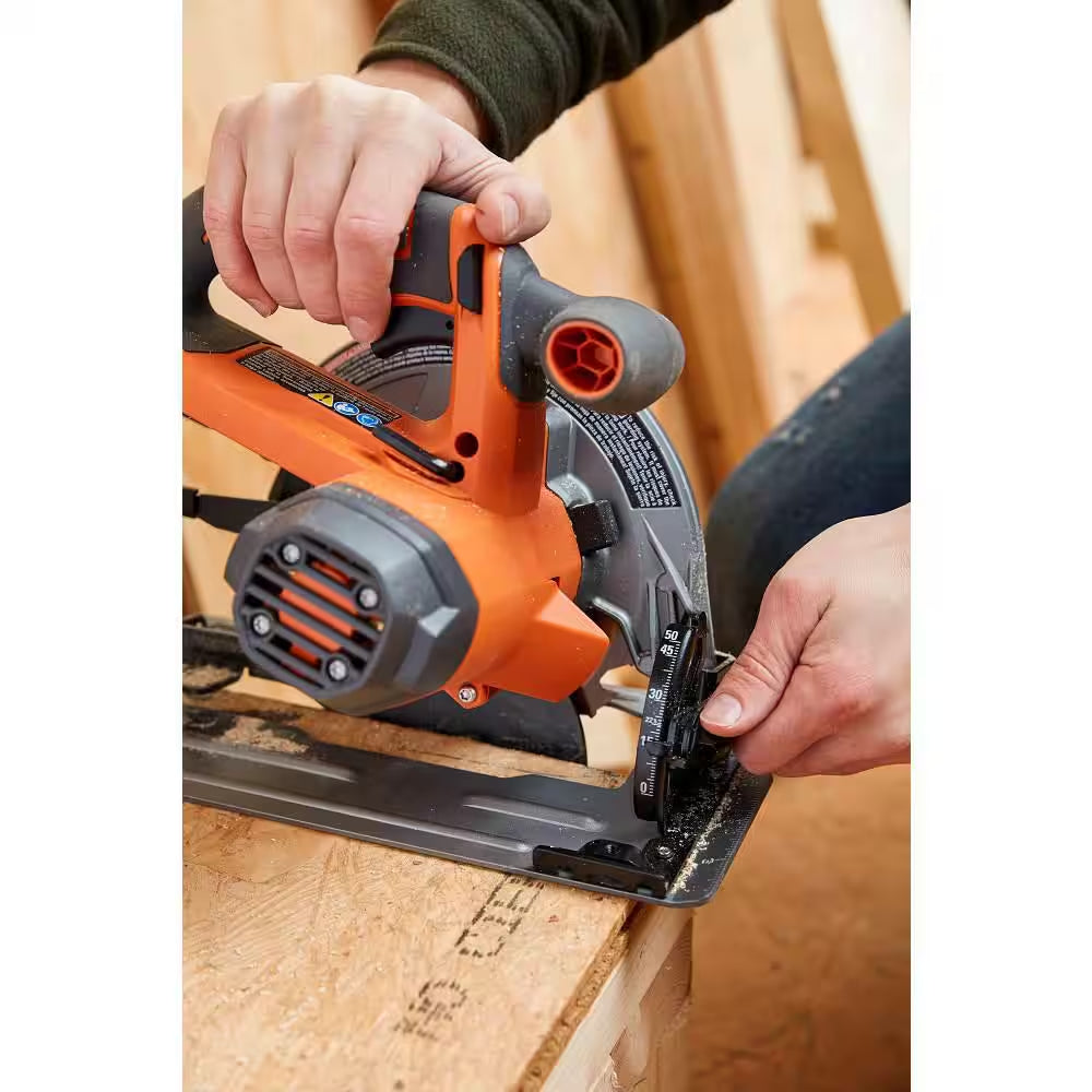 18V Cordless 6-1/2 In. Circular Saw Kit with (1) 4.0 Ah Battery and Charger