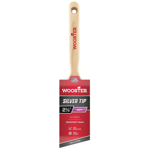 2-1/2 In. Silver Tip Polyester Angle Sash Brush