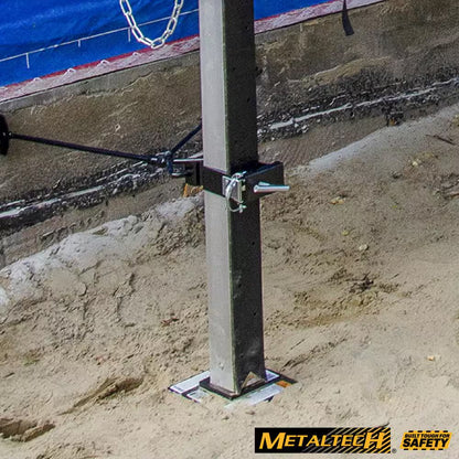 Ultra-Jack 4 In. W X 4 In. D X 3 In. H Aluminum and Rubber Anti-Slip Base for the Ultra-Jack Aluminum Scaffolding System