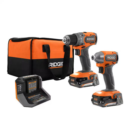 18V Subcompact Brushless 2-Tool Combo Kit with Drill/Driver, Impact Driver, (2) 2.0 Ah Batteries, Charger, and Tool Bag