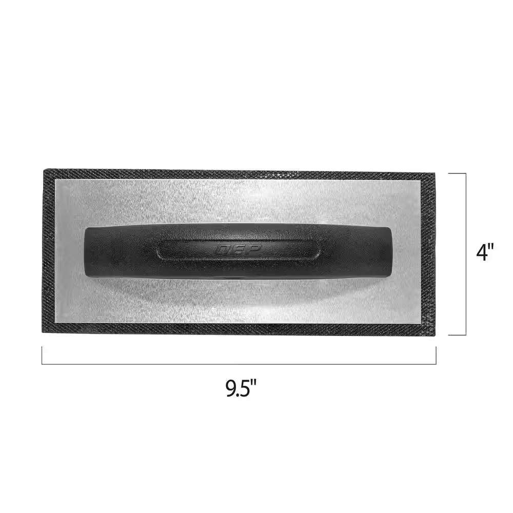 4 In. X 9.5 In. Molded Rubber Grout Float with Non-Stick Gum Rubber