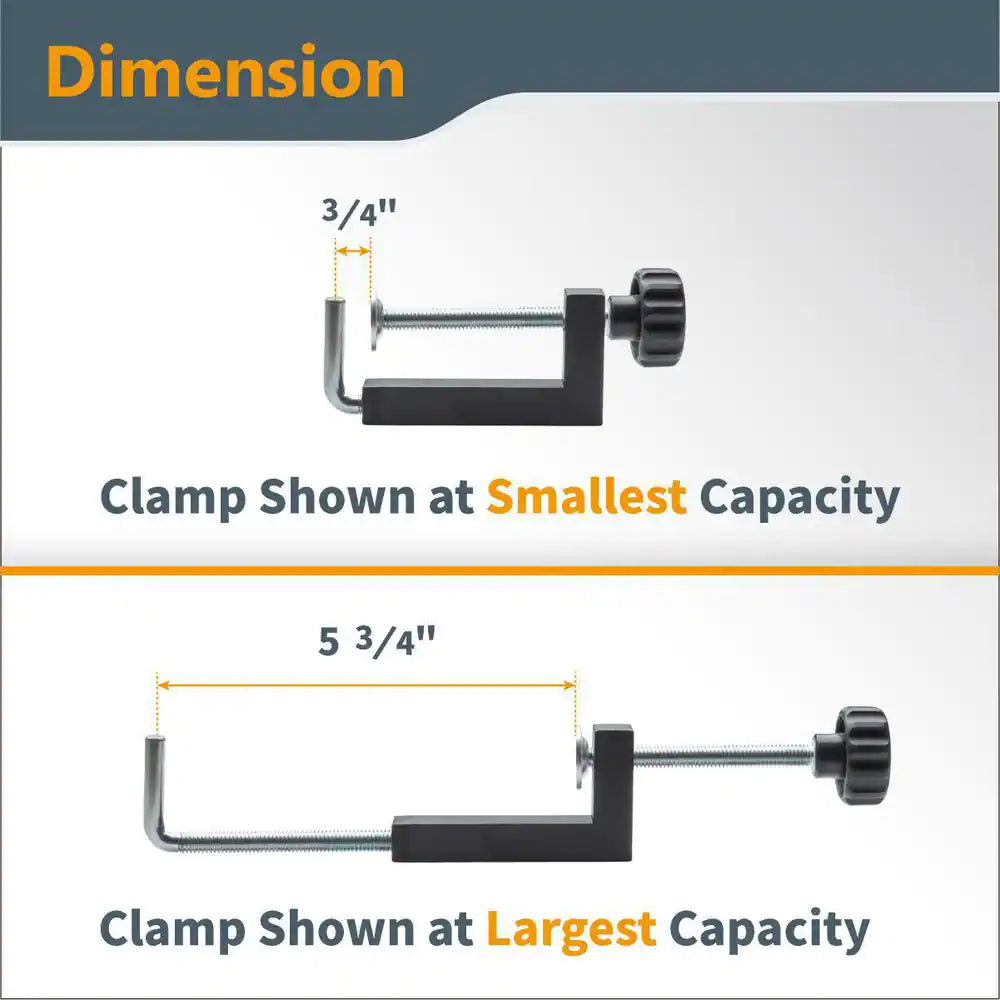 Universal Fence Clamp, for Table Saws, Router Tables, Clamping Squares, Drill Press Tables, Mitre Saws, 2-Pack