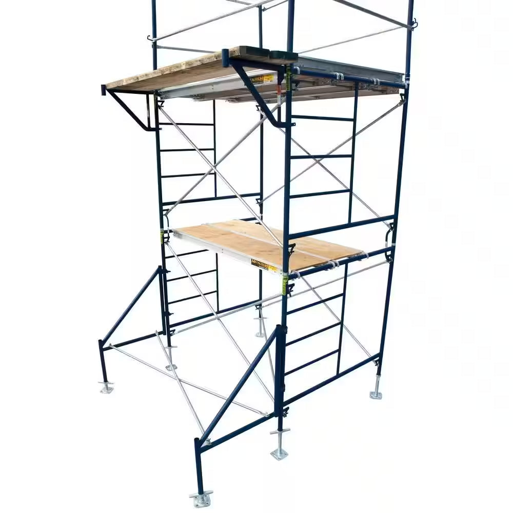 32-In. Steel Scaffolding Outrigger for Mason Frame Scaffold Towers to Extend Height of Scaffolding Platform, 4-Pack