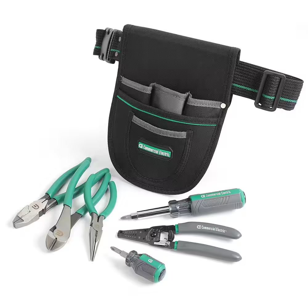 Electrician'S Tool Set (7-Piece) with Pouch