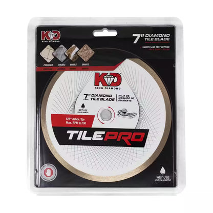 7 In. Diamond Tile Circular Saw Blade