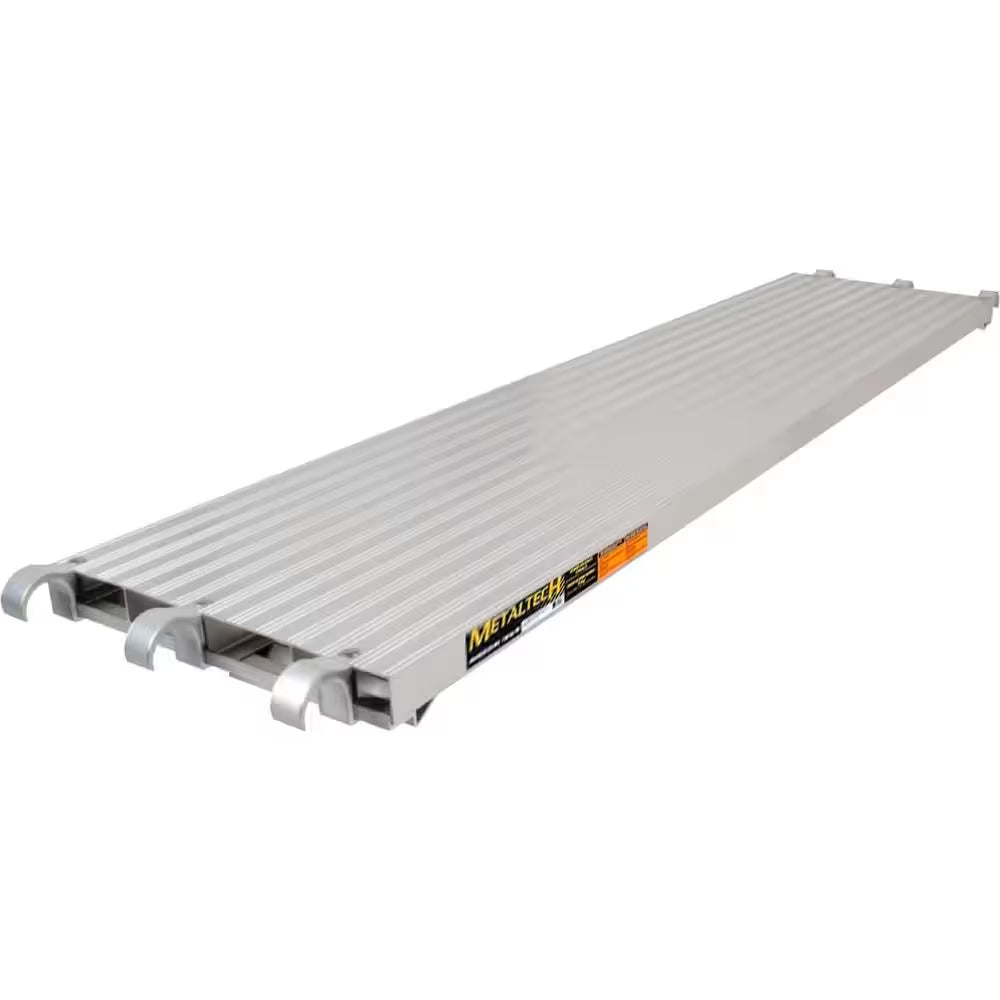 7 Ft. L X 19 In. W Scaffolding Platform, All-Aluminum Work Platform and Scaffold Plank