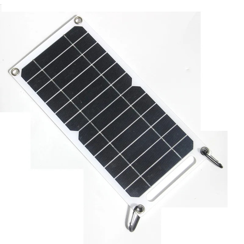 10W Solar Kit 5V Outdoor Solar Mobile Phone Charging Panel Flexible Solar Panel Backpack Solar Charger