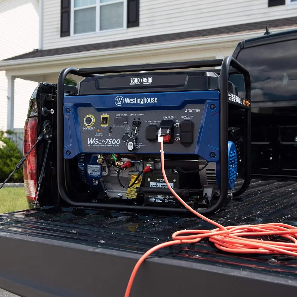 Outdoor Power Equipment 9500 Peak Watt Home Backup Portable Generator, Remote Electric Start Gas Powered, CARB Compliant