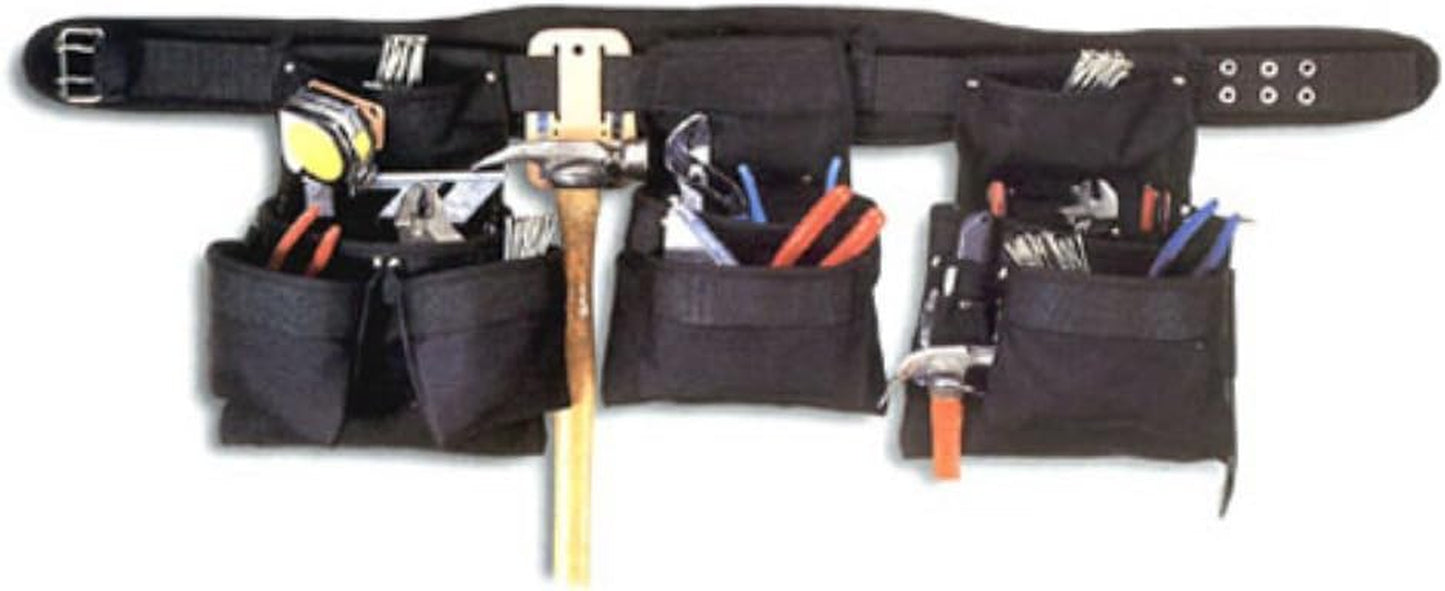 CLC  5605 Professional Carpenters Combo Tool Belt, Black, 18 Pocket