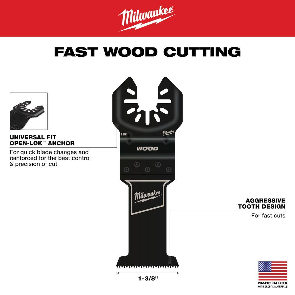 Oscillating Multi-Tool Wood & Drywall Cutting Blade Kit with 3-1/2 In. Triangle Sandpaper Variety Pack (29-Piece)