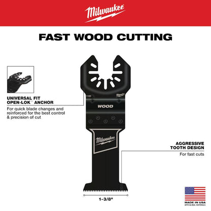 Oscillating Multi-Tool Wood & Drywall Cutting Blade Kit with 3-1/2 In. Triangle Sandpaper Variety Pack (29-Piece)