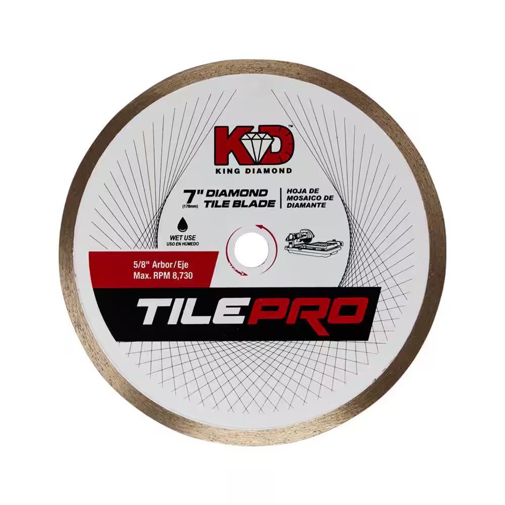 7 In. Diamond Tile Circular Saw Blade