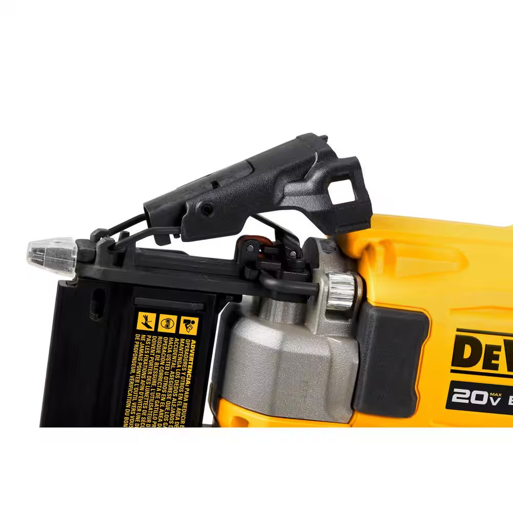 20V MAX Lithium-Ion Cordless 23-Gauge Pin Nailer and 20V 16-Gauge Angled Finish Nailer with 4.0Ah Compact Battery Pack