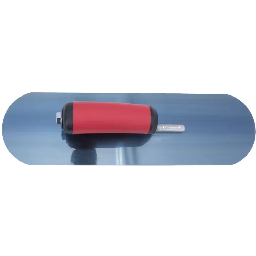 14 In. X 4 In. Blue Steel Pool Trowel-Resilient Handle