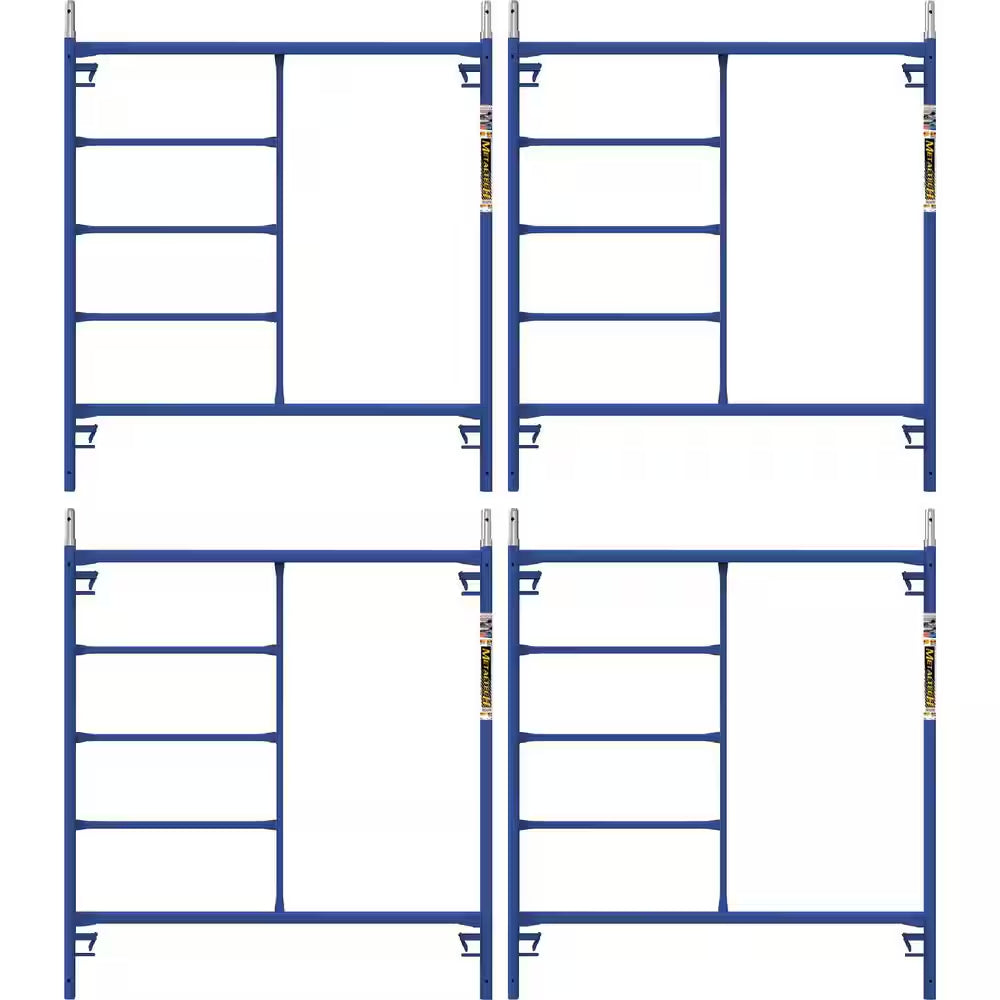 Safertstack 5 Ft. X 5 Ft. Steel Mason Scaffolding Frame, 4-Pack