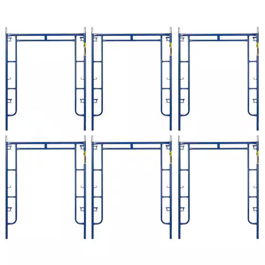 Saferstack 6.4 Ft. X 5 Ft. Mason Walk-Through Arch Scaffold Frame (6-Pack)