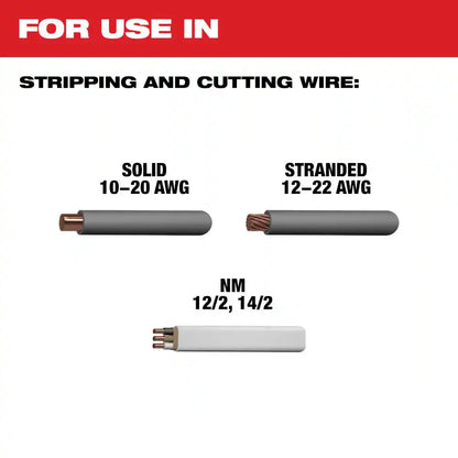 Self-Adjusting Wire Stripper/Cutter with Comfort Grip