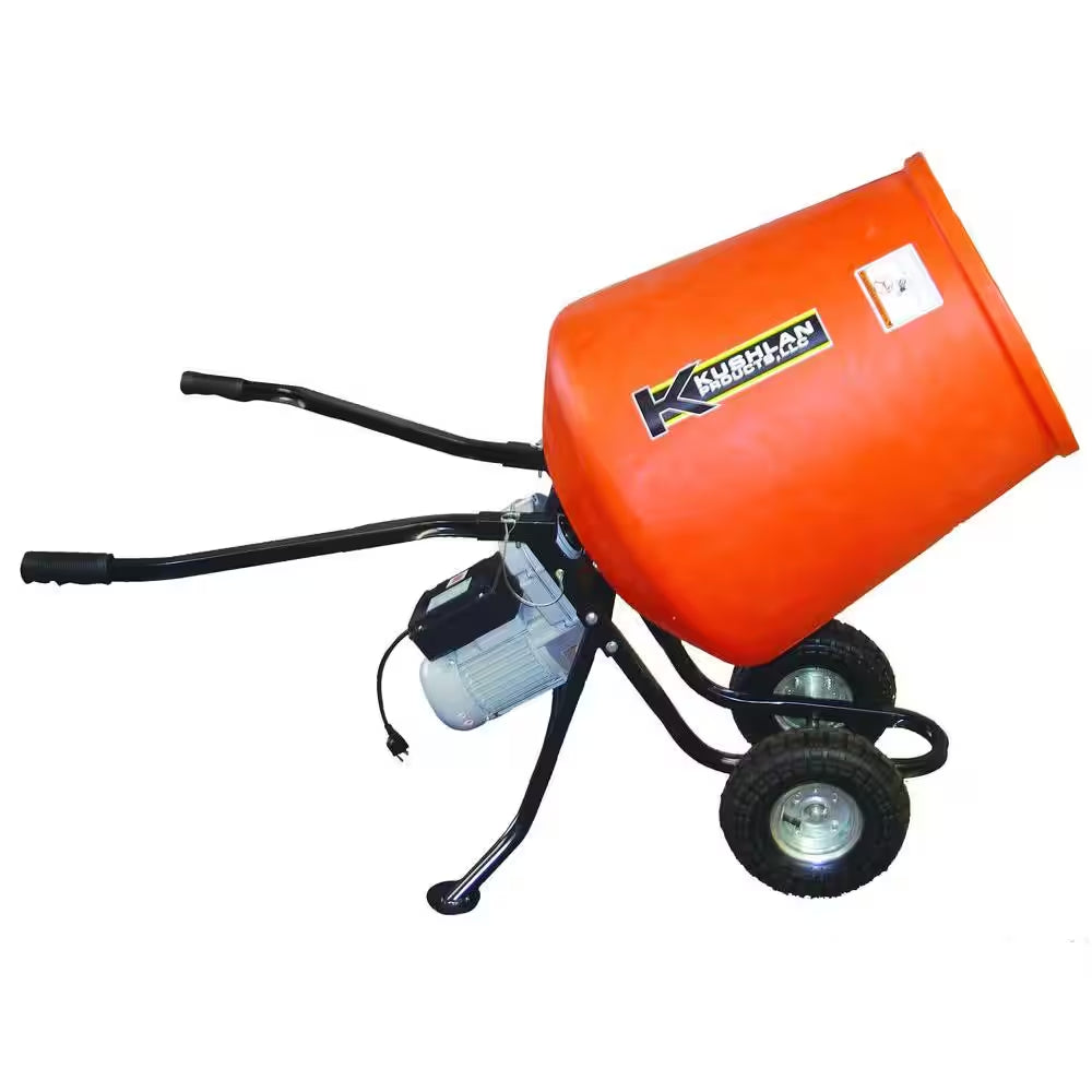 3.5 Cu. Ft. 1/2 HP 120-Volt Motor Direct Drive Low Profile Cement Mixer