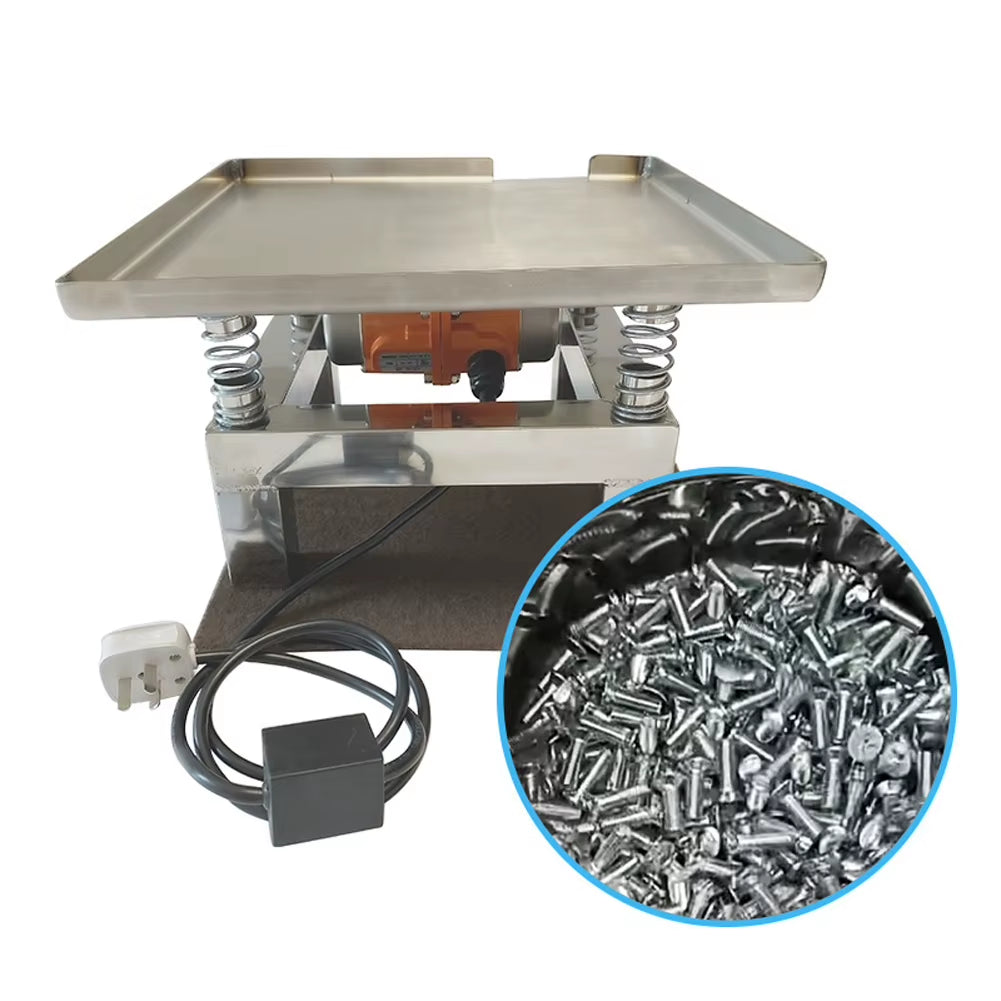 Small Concrete Vibration Table, Platform Bench Test Block, Concrete Test, Stainless Steel, 3000Rpm, 35Cm