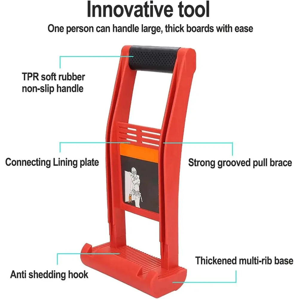 Drywall Carrier 80Kg Panel Carrier Plier Load Tool ABS Plastic Panel Carrier Tool for Plywood Drywall Plasterboard Heavy Duty Sheet Transport