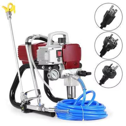 1800W 2.5L Airless Paint Sprayer Machine for Emulsion Latex Oily Paint Electric Pump Painting Equipment