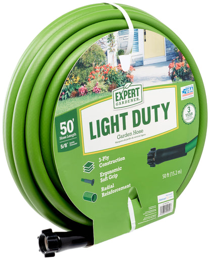 Light Duty 5/8" X 50' Vinyl Garden Hose