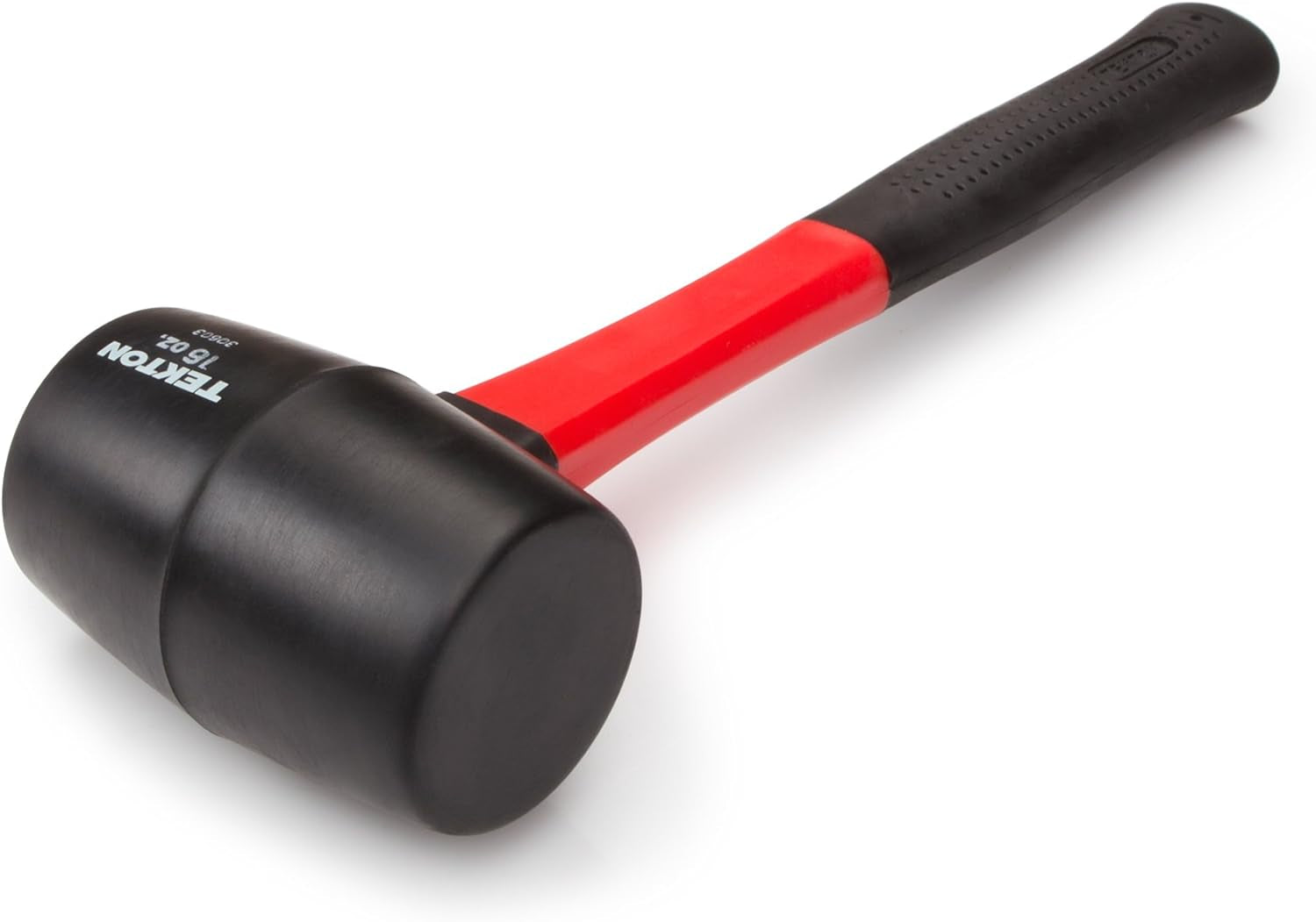 16 Oz. Fiberglass Handle Rubber Mallet | 30603 , Black