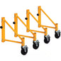 14-In. Scaffold Outriggers with 5-In. Heavy Duty Caster Wheels, Compatible with  Baker Scaffolding, 4-Pack