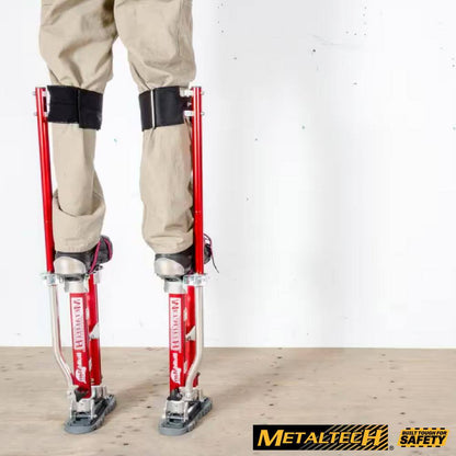 Buildman Grade 24-In. to 40-In. Drywall Stilts, Aluminum Stilts for Adults, Drywall Tools for Home Improvement