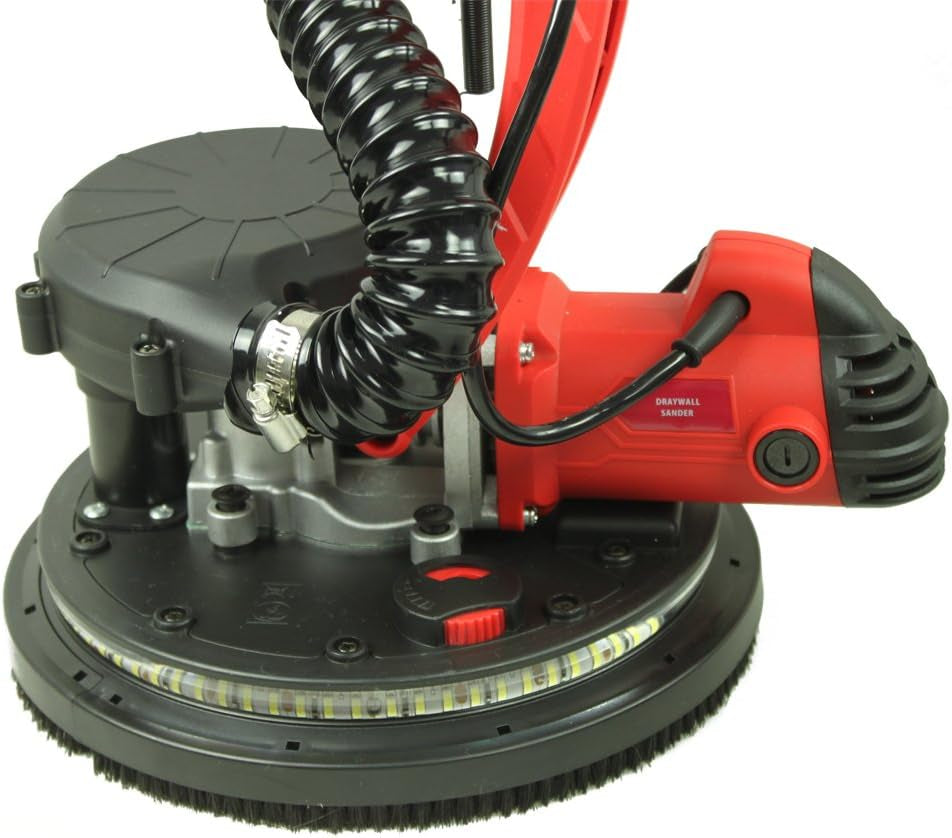 DP-30002 Lightweight Drywall Sander with Vacuum and LED Light Adjustable Speed