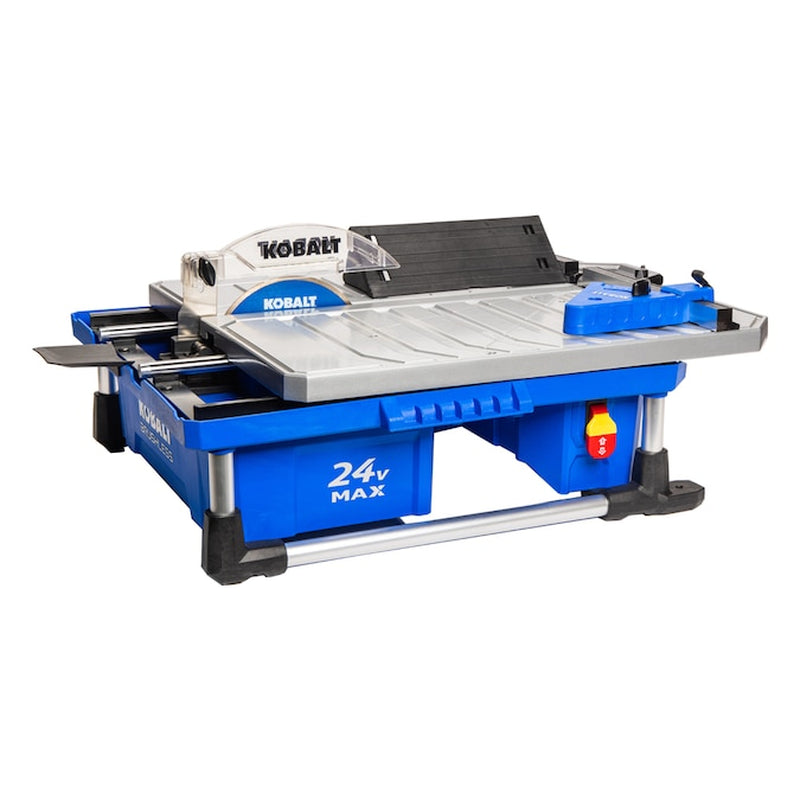 24V 7-In-Blade Cordless Wet Tabletop Sliding Table Tile Saw