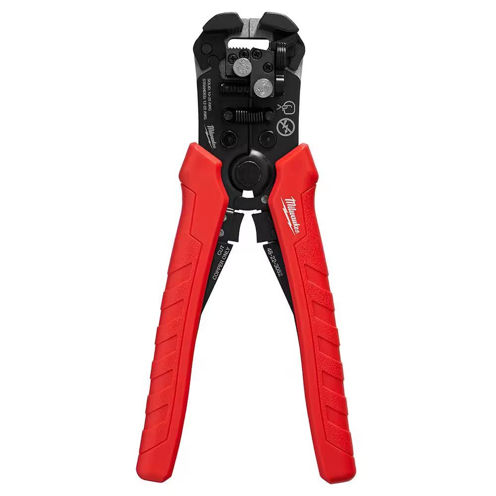 Self-Adjusting Wire Stripper/Cutter with Comfort Grip